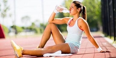 mantendo un réxime de bebida e unha alimentación adecuada