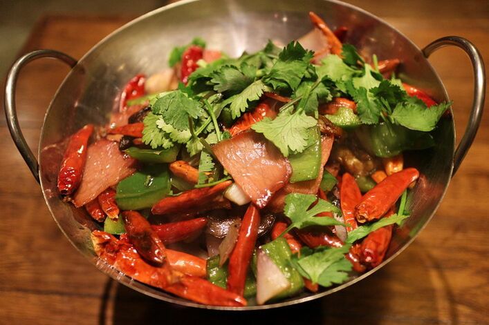 ensalada morna con carne para a dieta dukan